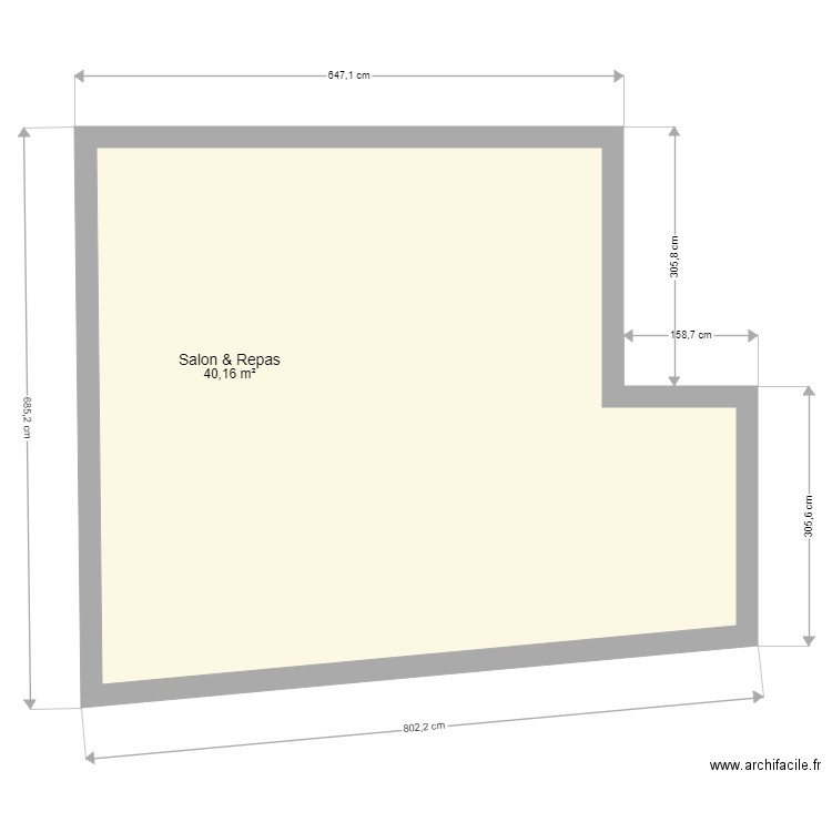 rez de chaussé 1. Plan de 0 pièce et 0 m2