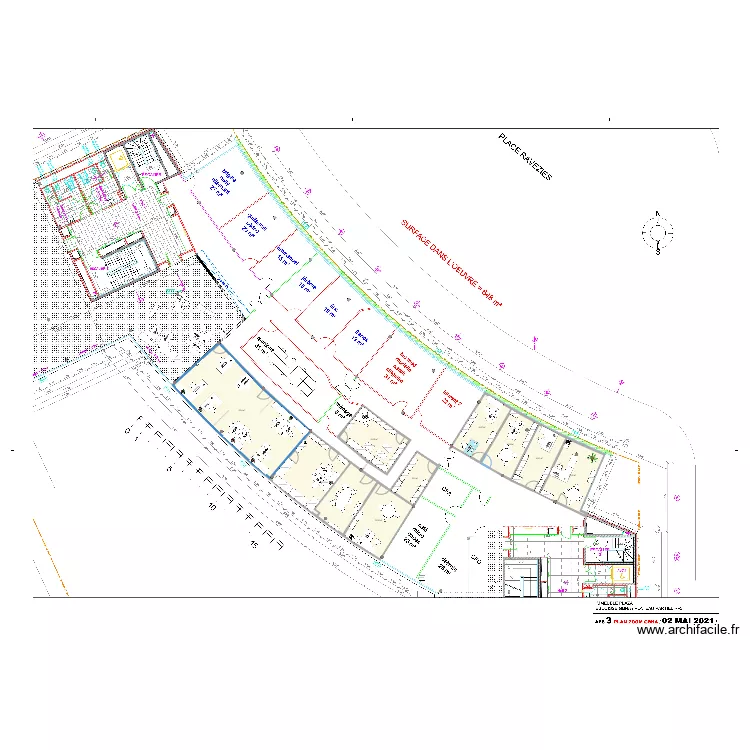 Ravezies v8 moove LP2. Plan de 