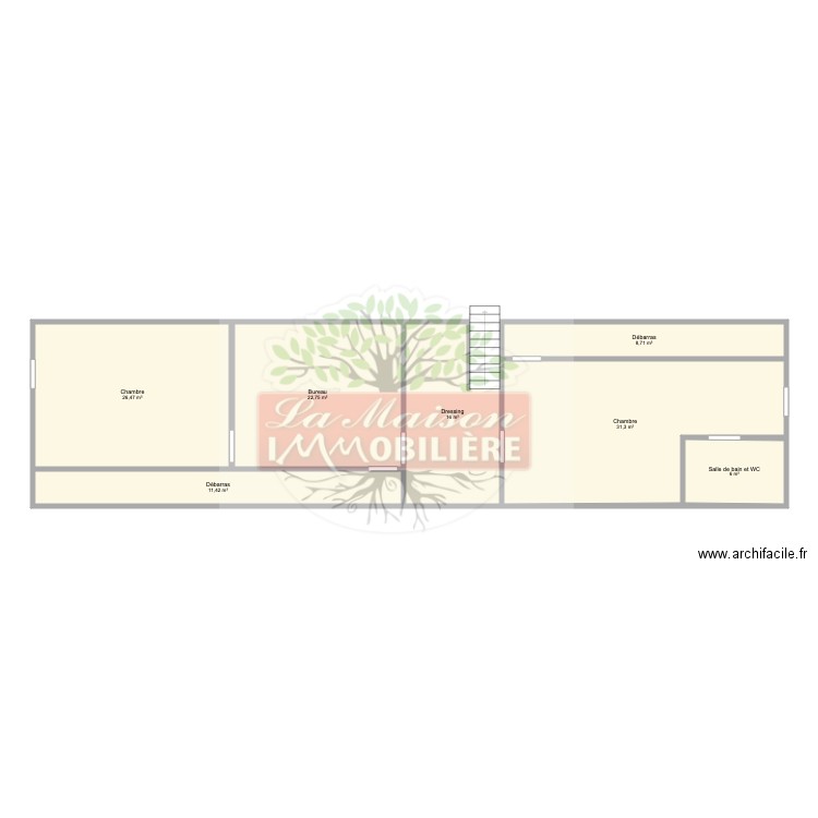 guy de bres etage. Plan de 0 pièce et 0 m2
