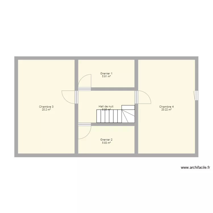 Maison Russo étage . Plan de Maison Russo étage . Plan de