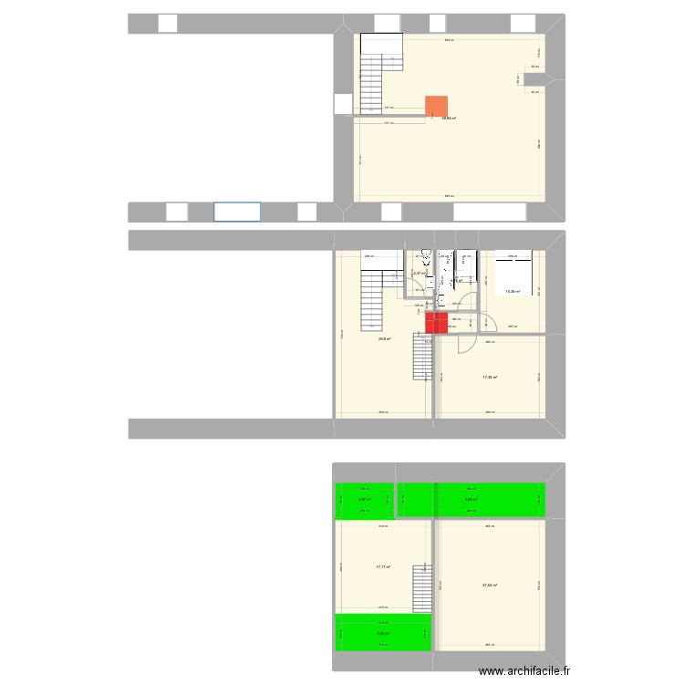 MTL_V2. Plan de 11 pièces et 190 m2