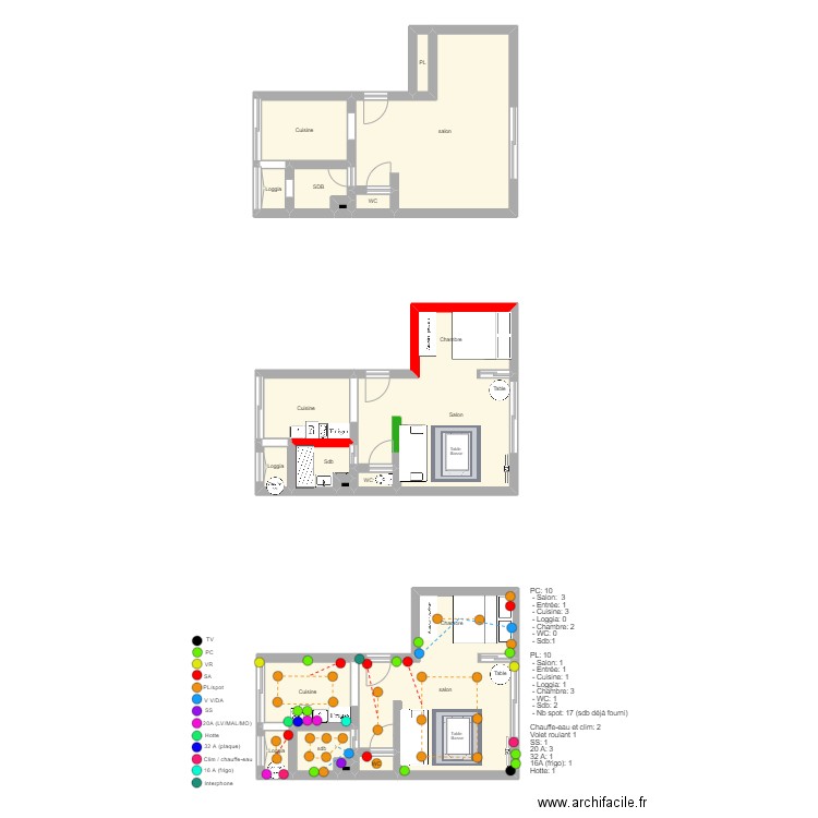 RPAL_stjean. Plan de 19 pièces et 101 m2