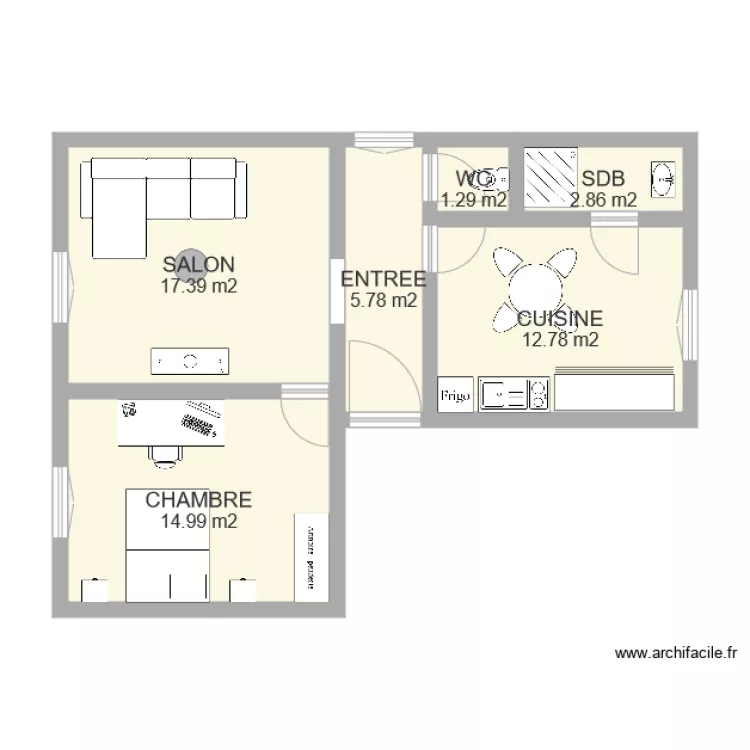 WEISS 67 1er étage jardin. Plan de WEISS 67 1er étage jardin. Plan de