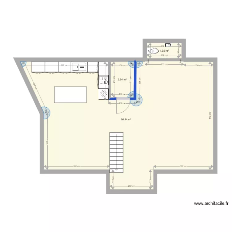 Cud étage 1 rénov ME. Plan de Cud étage 1 rénov ME. Plan de