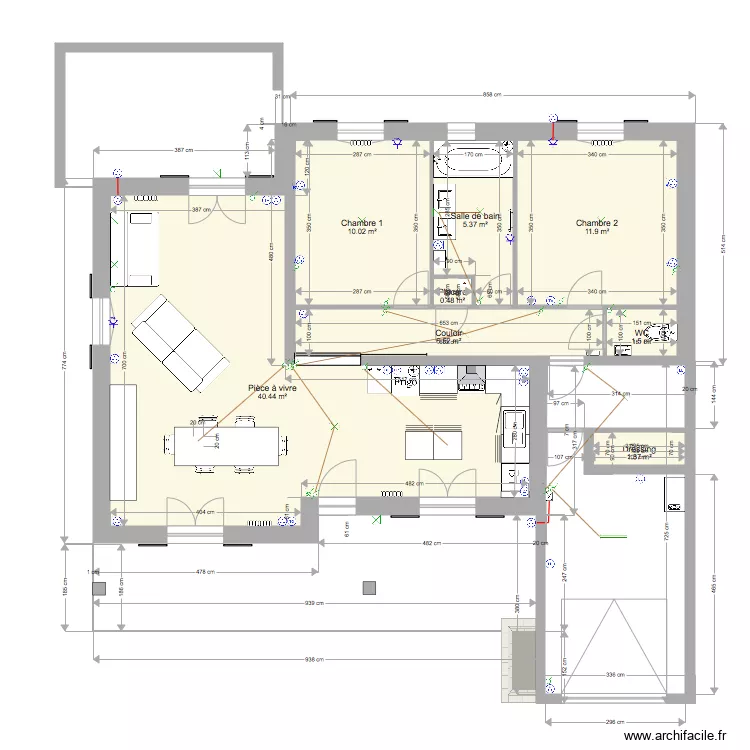 FRONTIGNAN3. Plan de FRONTIGNAN3. Plan de