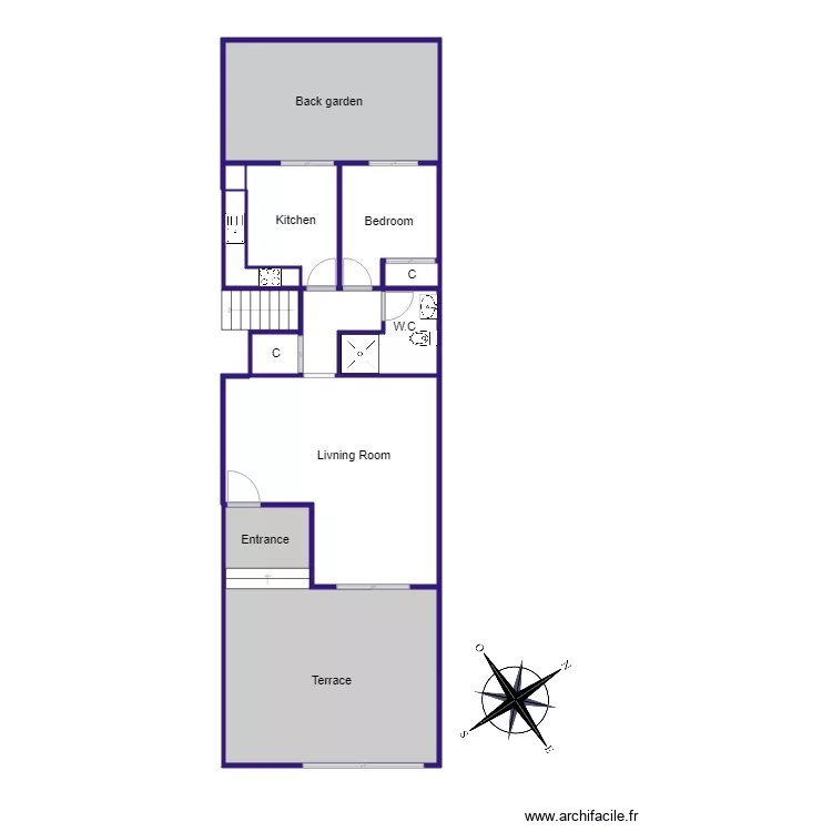 mariblanca XVIII calle pico maldito. Plan de 