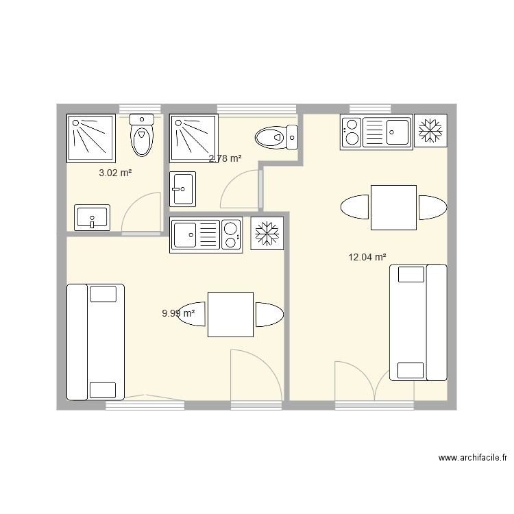 Rigaux 2. Plan de 0 pièce et 0 m2