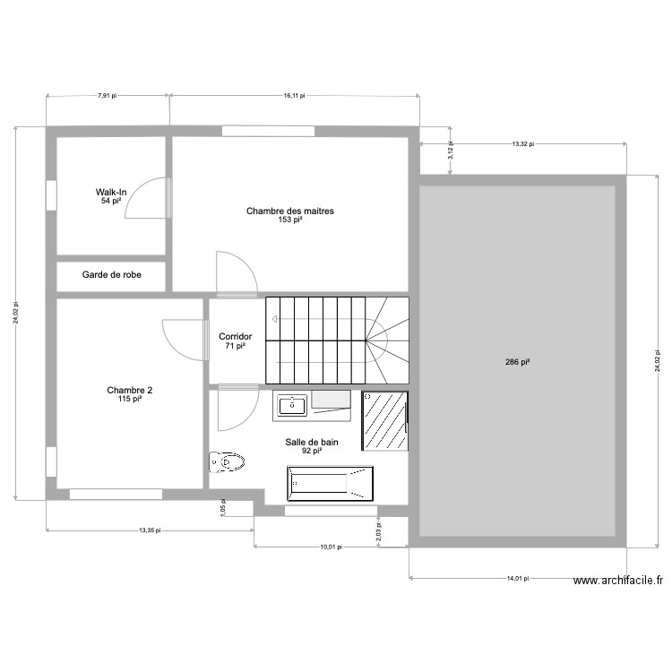 Cottage 24 x 24 et Garage ÉTAGE. Plan de 0 pièce et 0 m2