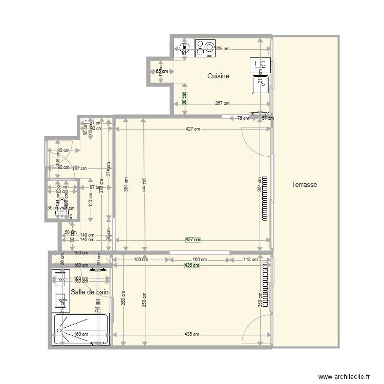 plan projet . Plan de 0 pièce et 0 m2