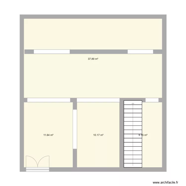 maison Blotzheim sous sol. Plan de 