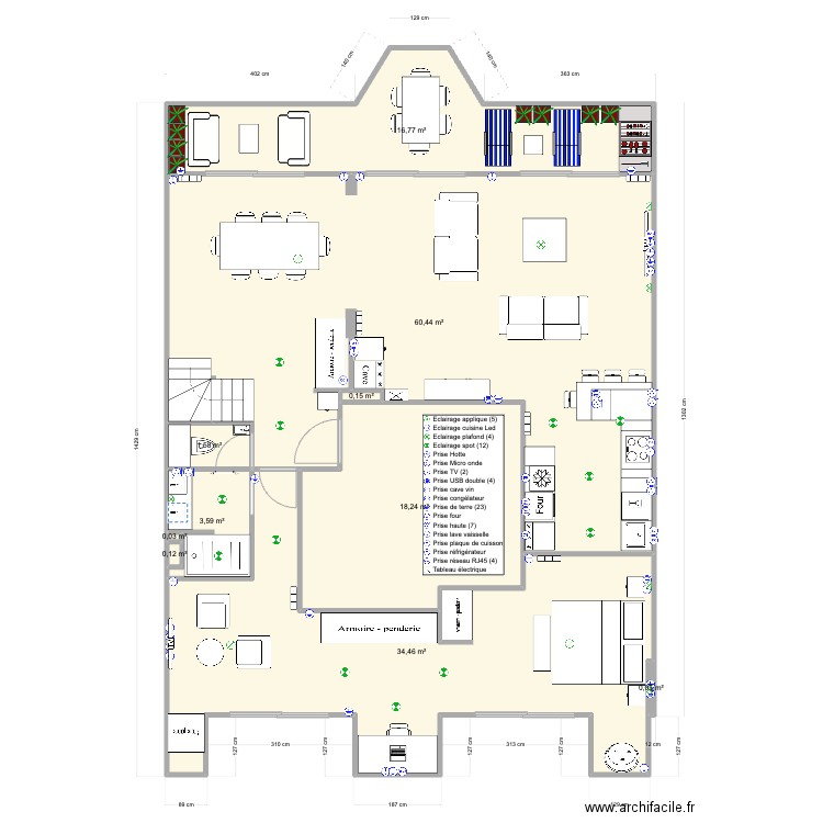 Pornichet De Gaulle RDC contraintesV6. Plan de 0 pièce et 0 m2