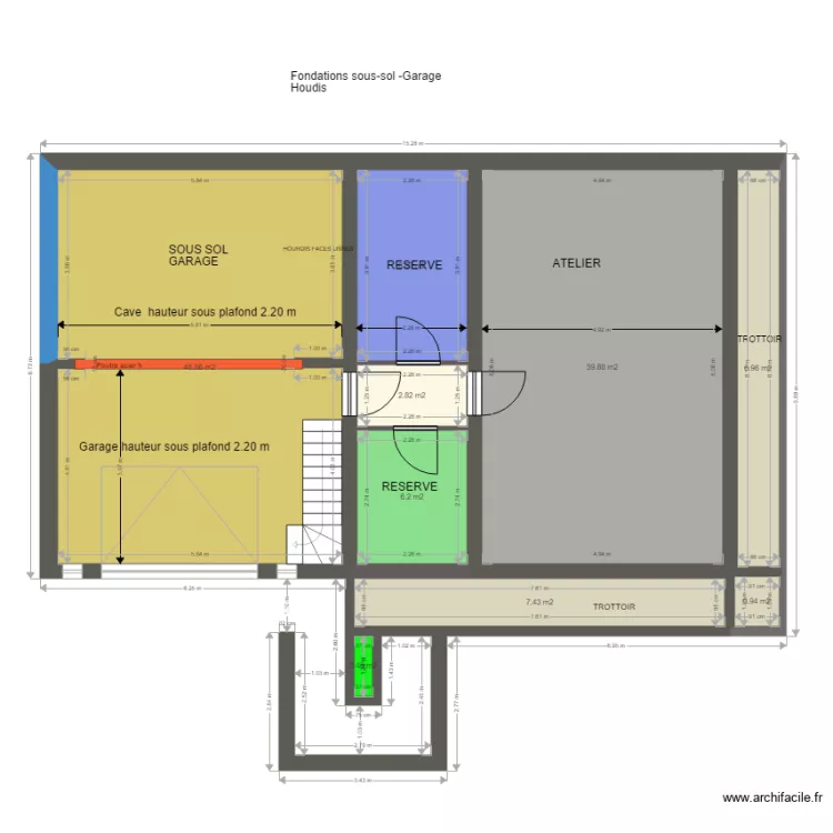 ESSAI SOUS SOL2. Plan de 