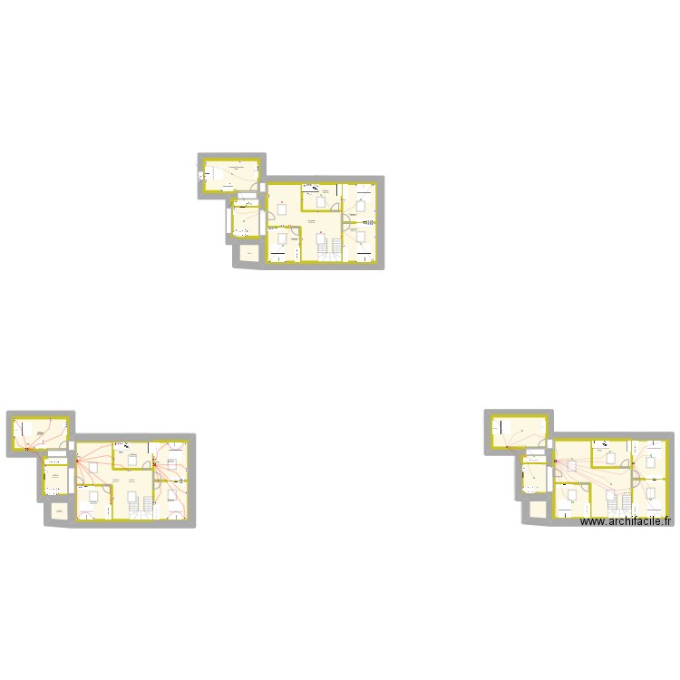 Slimen . Plan de 60 pièces et 1401 m2