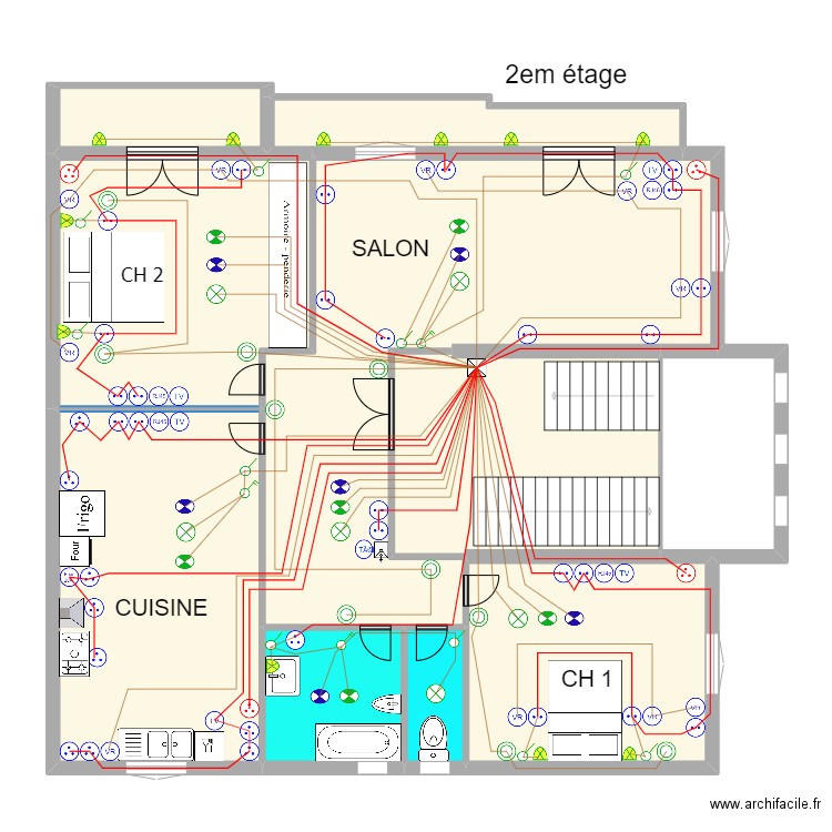 2er etage. Plan de 0 pièce et 0 m2