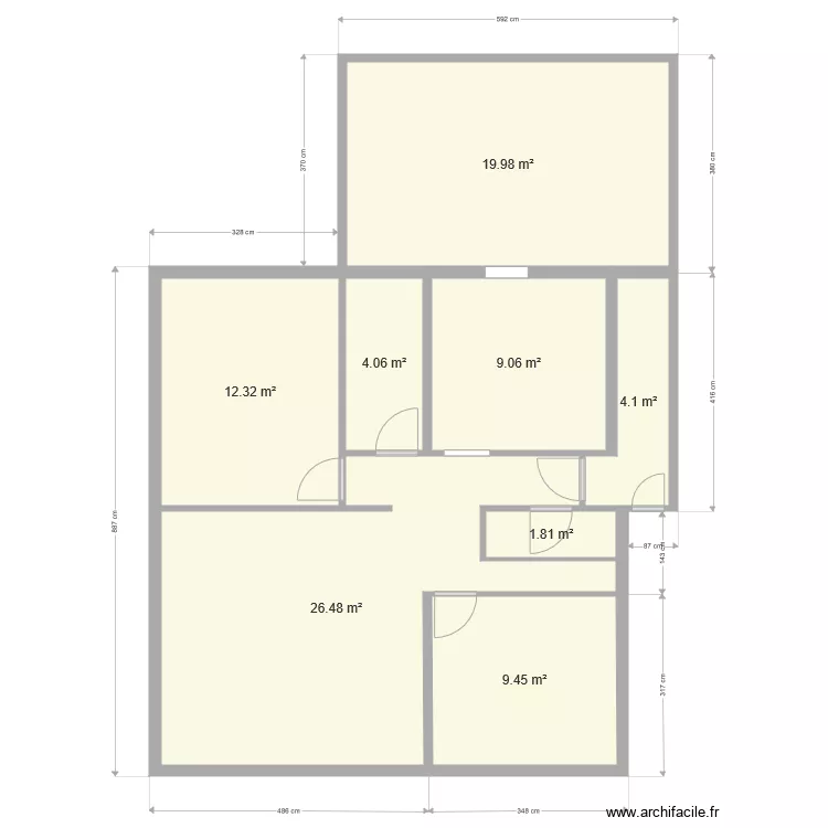 Plan 43 modif. Plan de 
