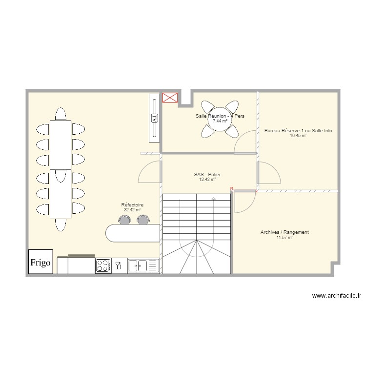 R1 La Boisse. Plan de 0 pièce et 0 m2