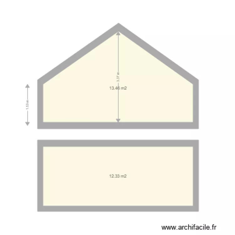 PIGNON. Plan de 