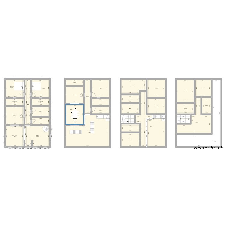 Plan maison somaya. Plan de 34 pièces et 501 m2