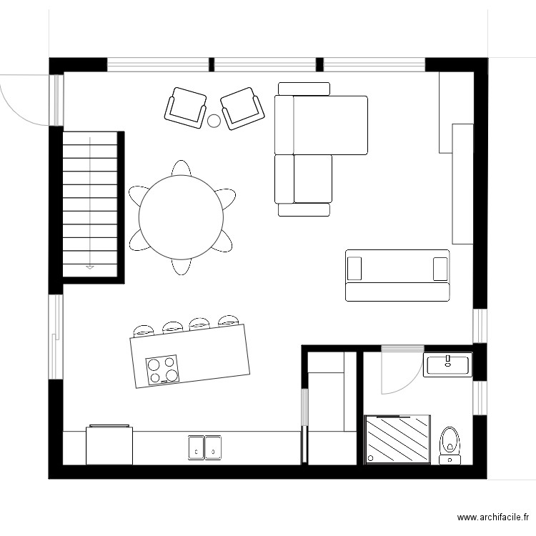 chalet étage2. Plan de 0 pièce et 0 m2