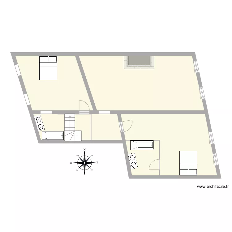 VIEILLE AUBERGE. Plan de 