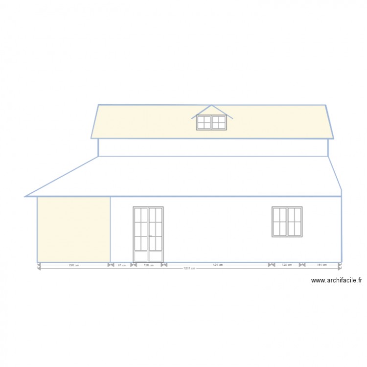 ducos coté droit. Plan de 0 pièce et 0 m2