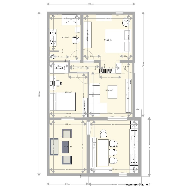 mdl1. Plan de 0 pièce et 0 m2