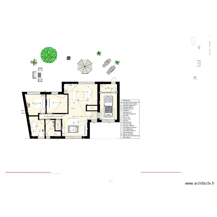 Projet coco v1. Plan de 0 pièce et 0 m2