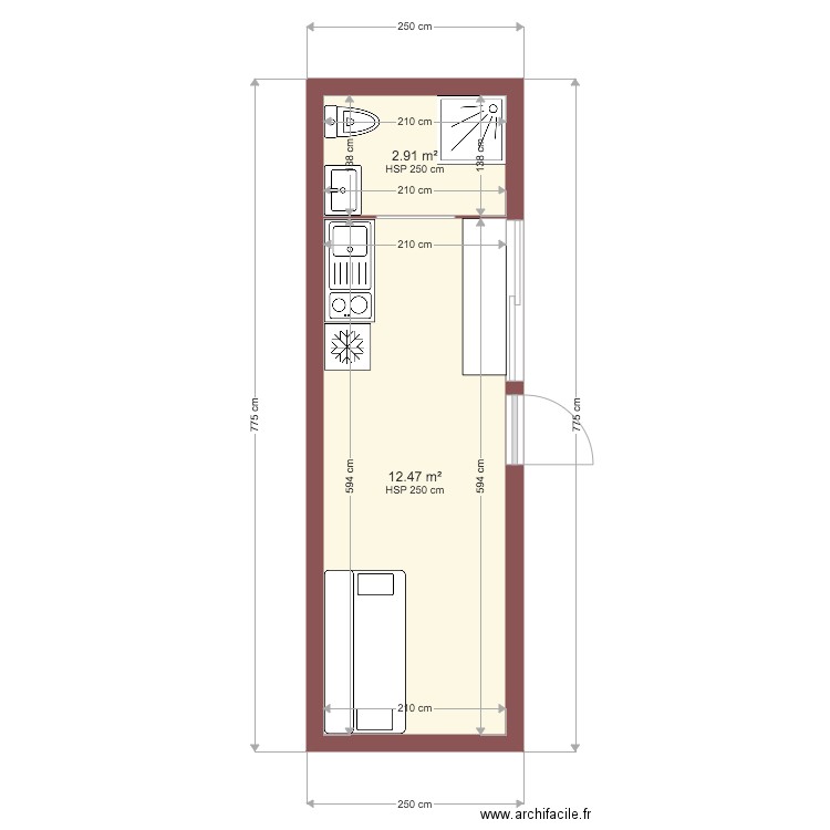 tiny house JK. Plan de 0 pièce et 0 m2