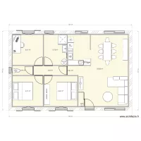 residence principale meubl&eacute; 2 80m2
