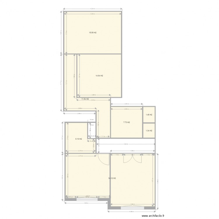 foncia louis blanc. Plan de 0 pièce et 0 m2