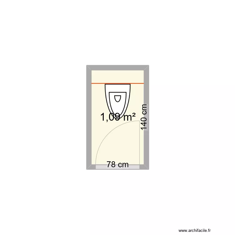 DILLINGER WC étage. Plan de DILLINGER WC étage. Plan de