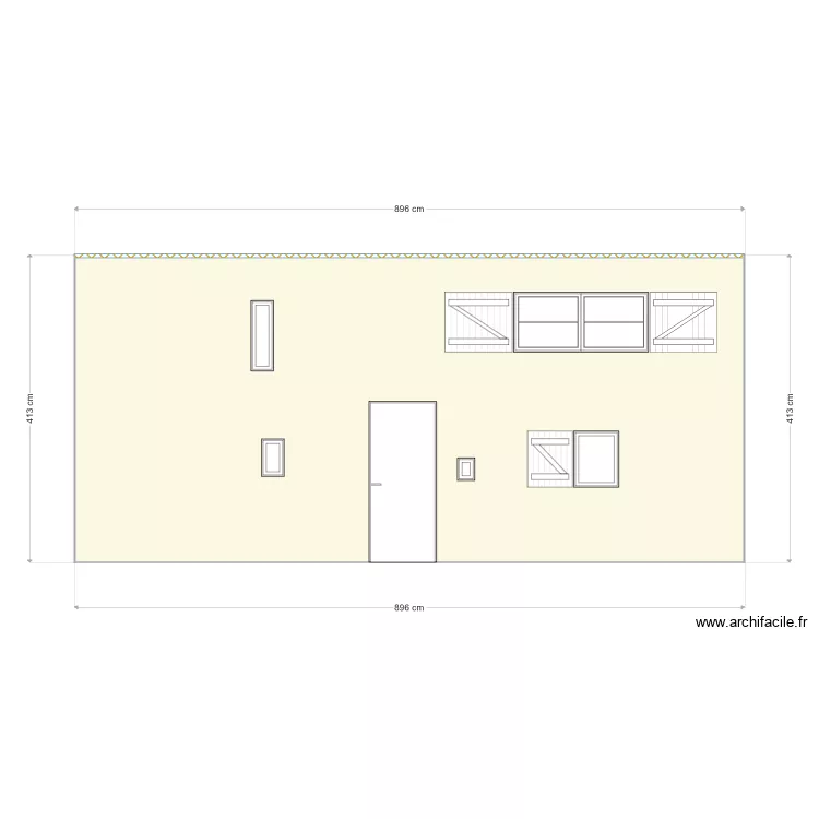 face nord permis. Plan de 