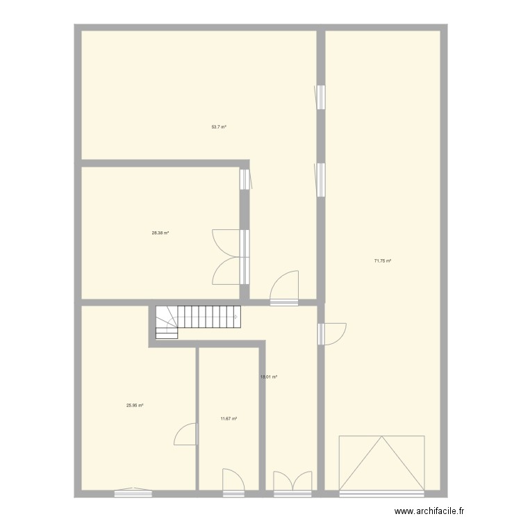 LIBERTE RDC PROJET. Plan de 0 pièce et 0 m2