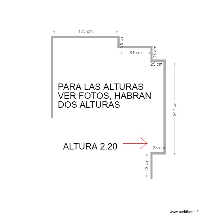 FRANCISCO RODRIGUEZ. Plan de 0 pièce et 0 m2