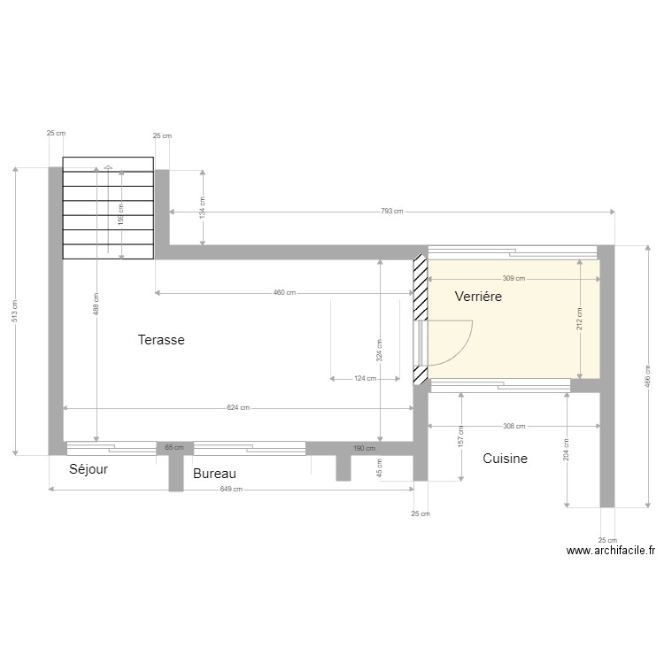 Terrase Projet 1. Plan de 0 pièce et 0 m2