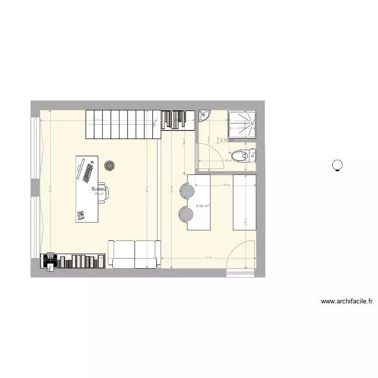Bureau Lyon v3. Plan de 