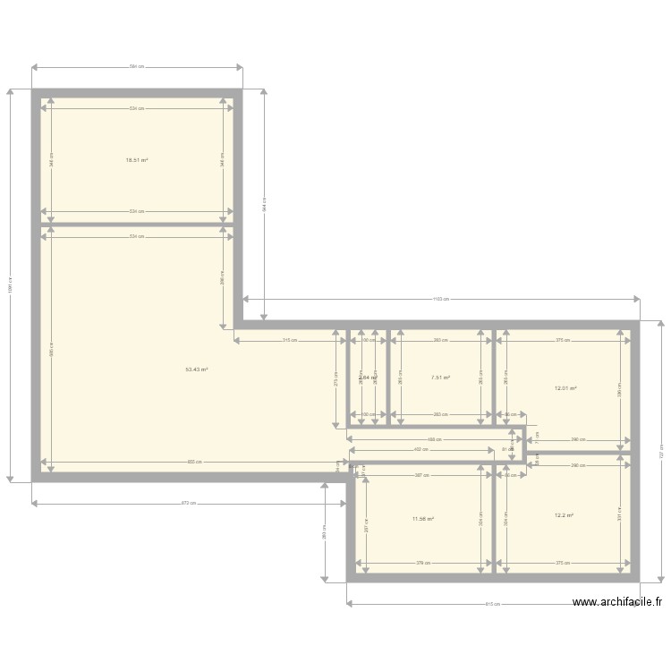 DC2. Plan de 0 pièce et 0 m2