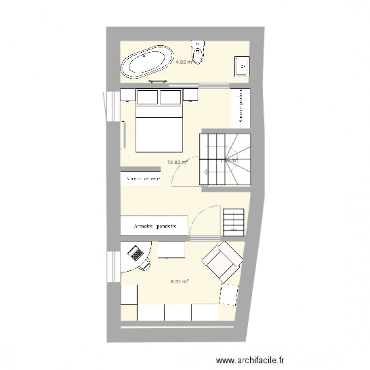 Maison 2e niveau 2. Plan de 0 pièce et 0 m2
