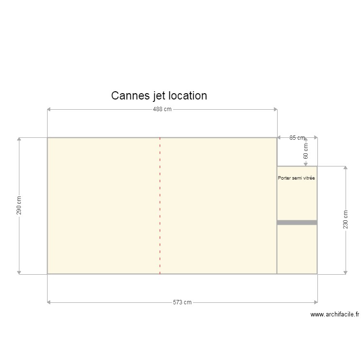 Cannes jet location 1. Plan de 0 pièce et 0 m2