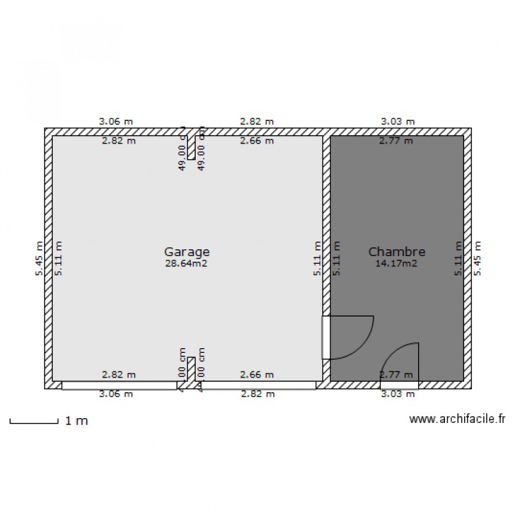 Extension. Plan de 0 pièce et 0 m2