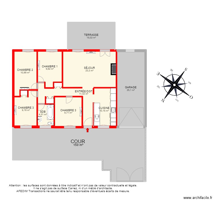 BI 14198 . Plan de 0 pièce et 0 m2