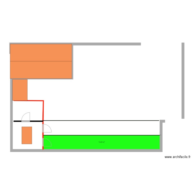 COUR GARAGE BUCHER POULAILLER. Plan de 0 pièce et 0 m2