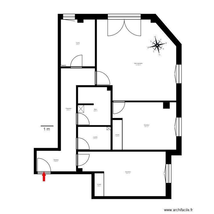 CTRA DE LA COMELLA URB LA PLANA ED ORRI 1 1 ESCALDES. Plan de 0 pièce et 0 m2