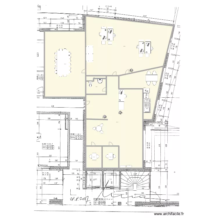 Brig - Nouvel am&eacute;nagement . Plan de 