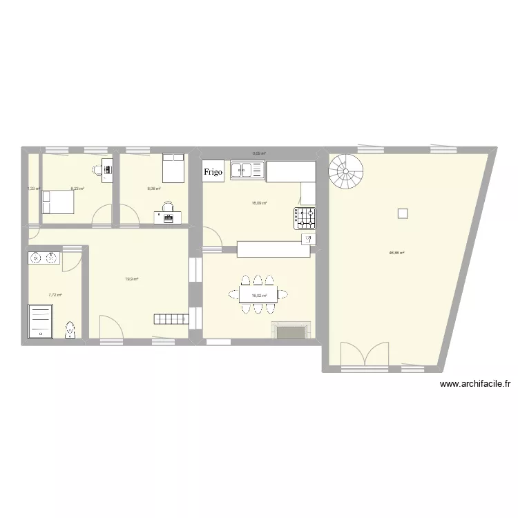 Plan maison St Privat. Plan de Plan maison St Privat. Plan de