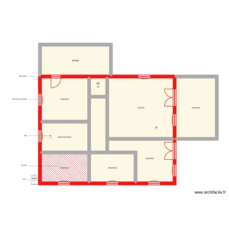 DEMALS PONS &eacute;tape 2. Plan de 0 pièce et 0 m2