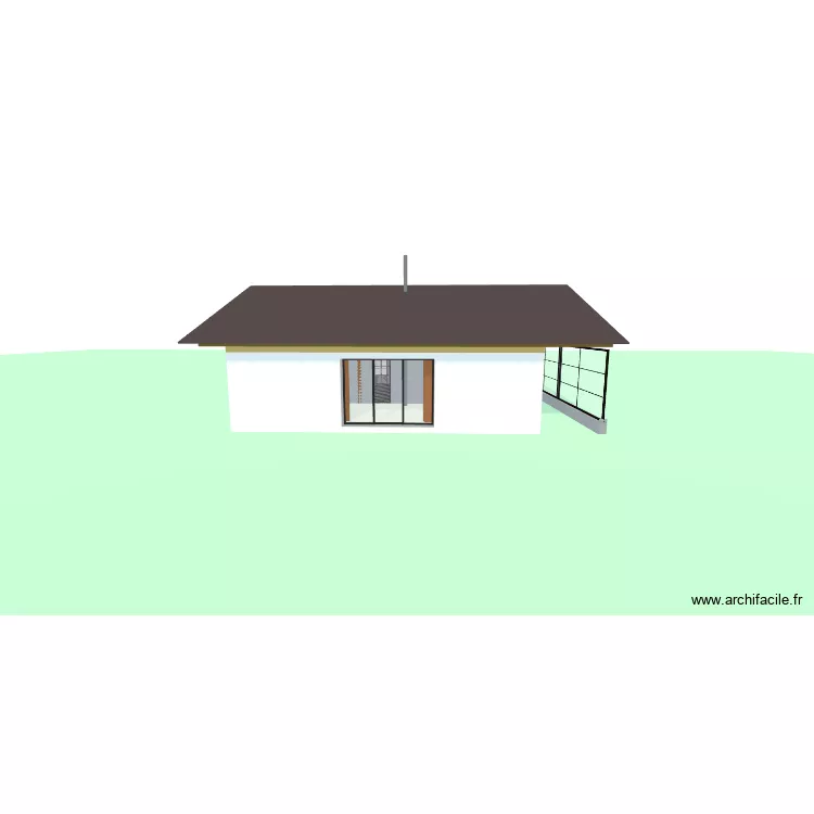 Maison. Plan de 2 et 76 m² Maison. Plan de 2 et 76 m²