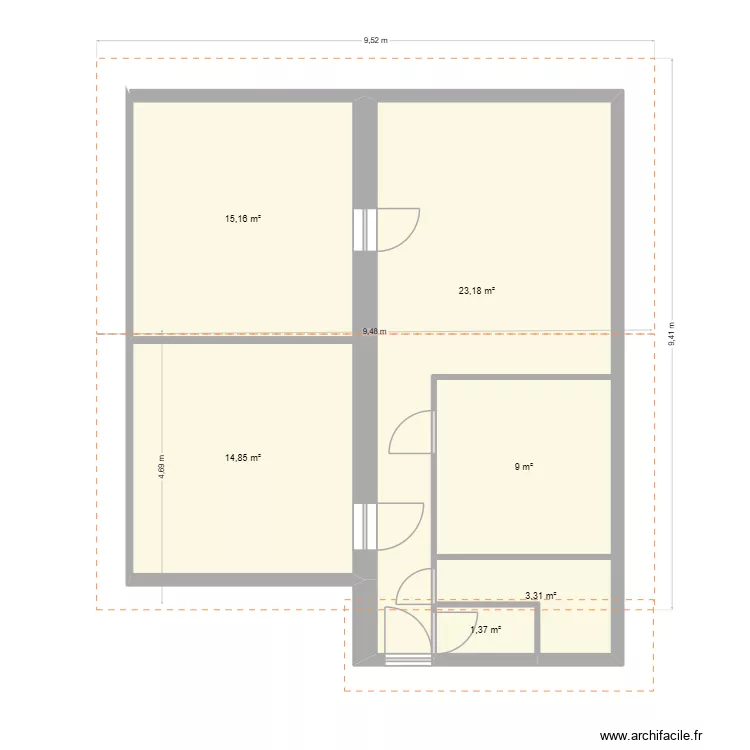 BARROSO. Plan de 6 et 67 m² BARROSO. Plan de 6 et 67 m²