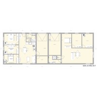 projet maison mitoyenne 3 chambres avec garage