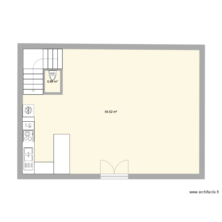 PRESSOIR RDC. Plan de 0 pièce et 0 m2
